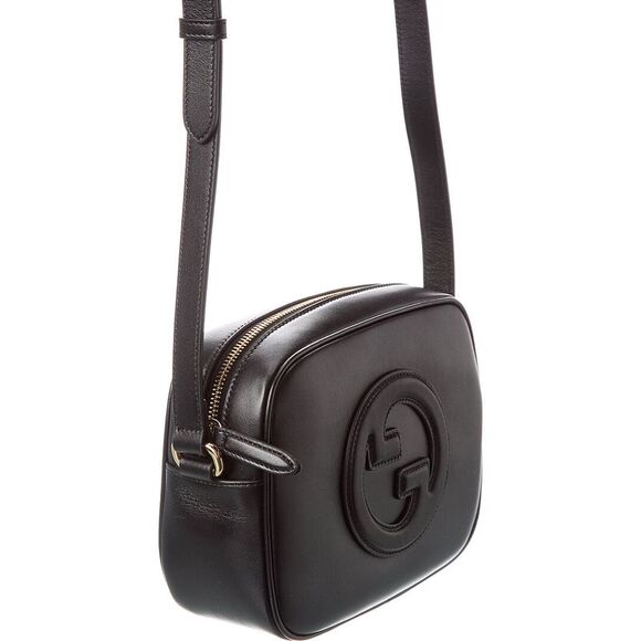 Gucci Blondie Mini Leather Camera Bag, Black - Picture 3 of 4